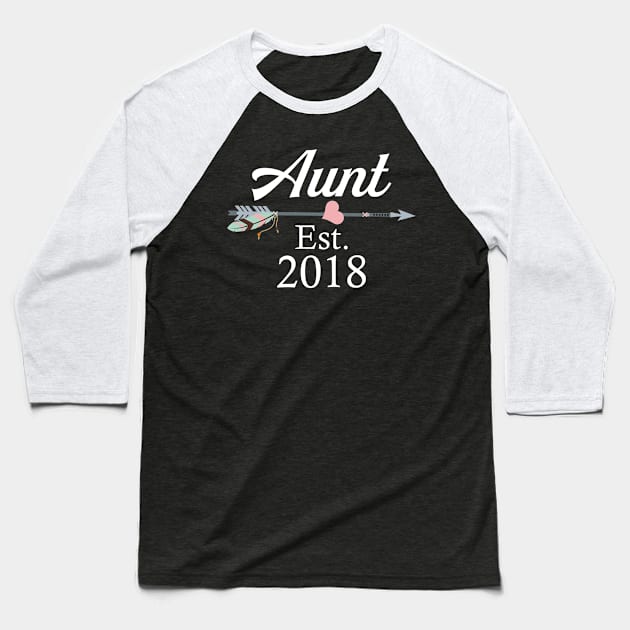 Aunt Est 2018 Baseball T-Shirt by Diannas